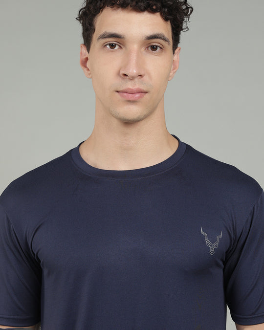 Air Cool Tee – Half Sleeve - Navy Blue