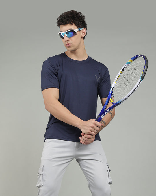 Air Cool Tee – Half Sleeve - Navy Blue