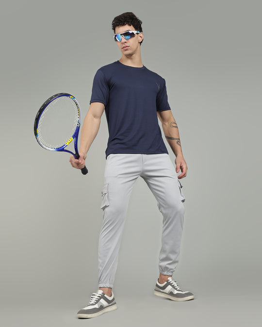 Air Cool Tee – Half Sleeve - Navy Blue