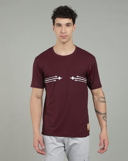 Air Cool Tee – Half Sleeve - Wine