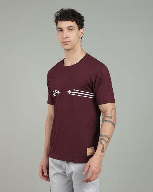 Air Cool Tee – Half Sleeve - Wine
