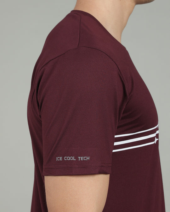 Air Cool Tee – Half Sleeve - Wine