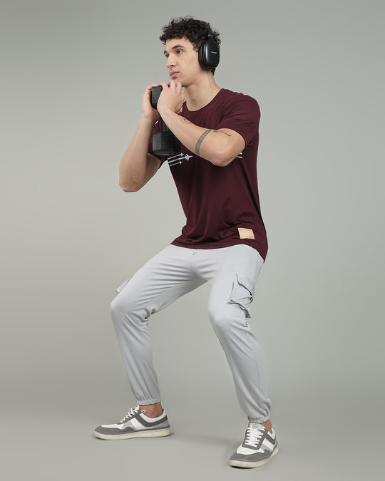 Air Cool Tee – Half Sleeve - Wine