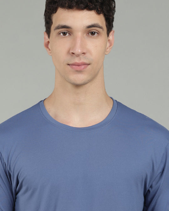 Air Cool Tee – Half Sleeve - Denim Blue