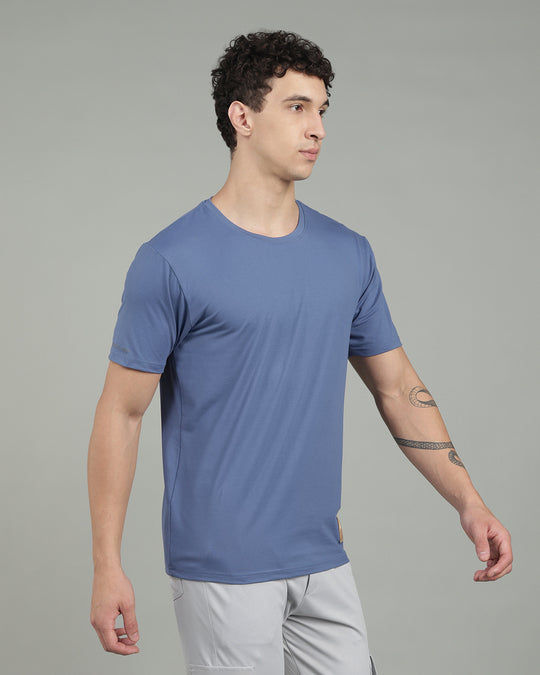 Air Cool Tee – Half Sleeve - Denim Blue