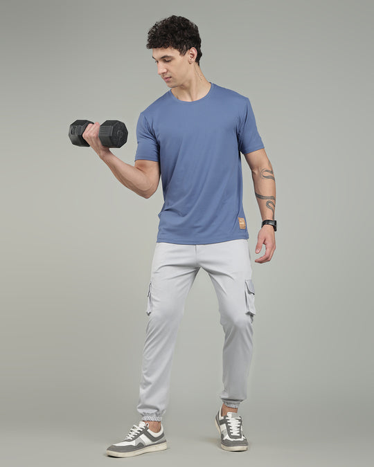 Air Cool Tee – Half Sleeve - Denim Blue