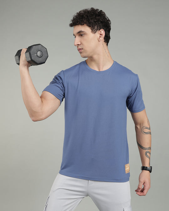 Air Cool Tee – Half Sleeve - Denim Blue