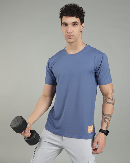 Air Cool Tee – Half Sleeve - Denim Blue
