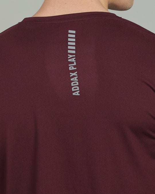 Air Cool Tee – Half Sleeve - Wine