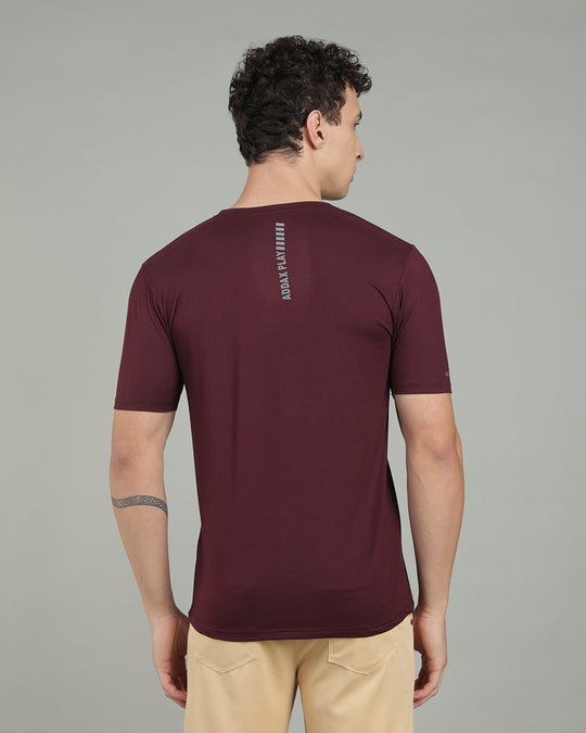 Air Cool Tee – Half Sleeve - Wine