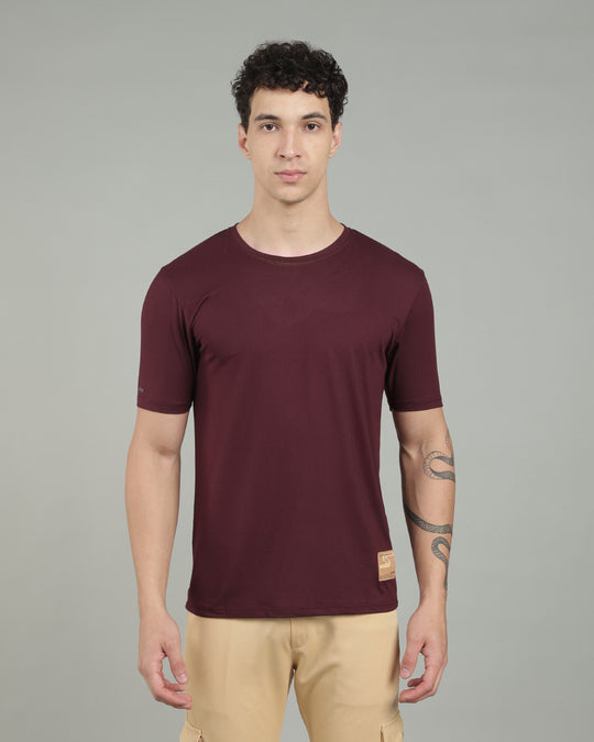 Air Cool Tee – Half Sleeve - Wine