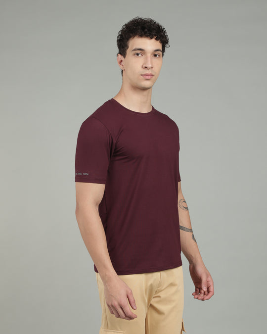 Air Cool Tee – Half Sleeve - Wine