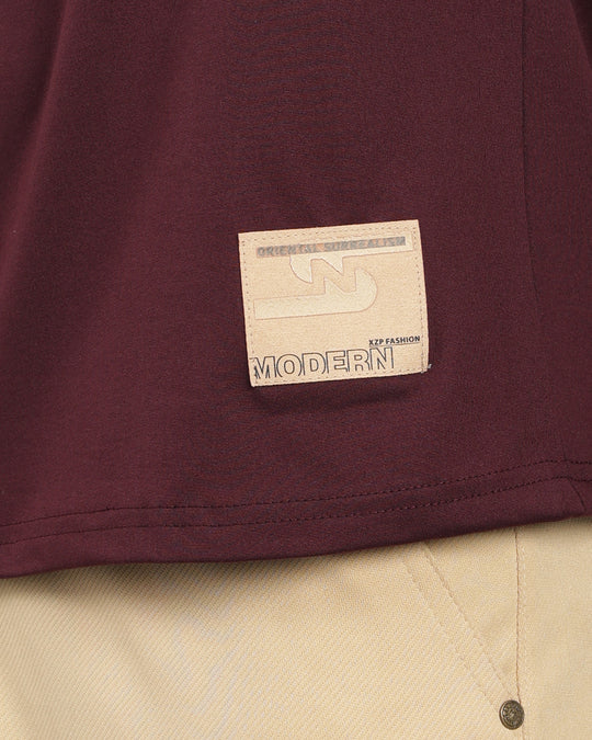 Air Cool Tee – Half Sleeve - Wine