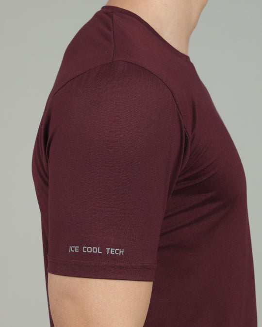 Air Cool Tee – Half Sleeve - Wine
