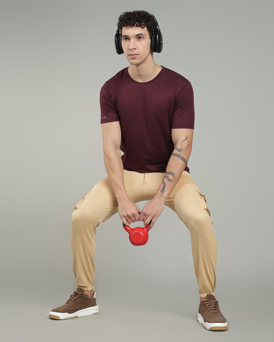 Air Cool Tee – Half Sleeve - Wine