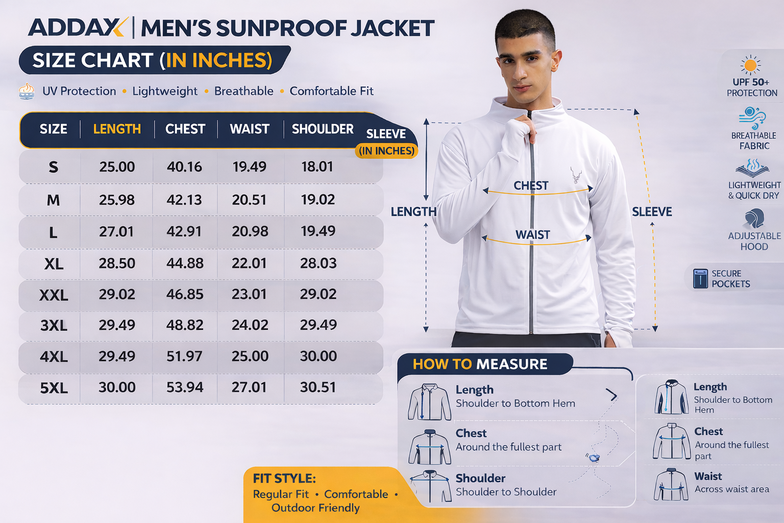 Men’s Sunproof Jacket-Red